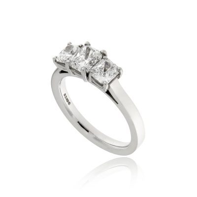 Platinum Diamond Trilogy Ring