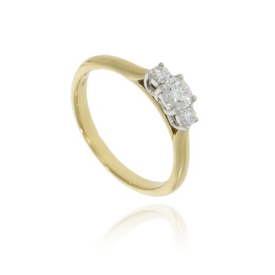 Classic Diamond Trilogy Ring