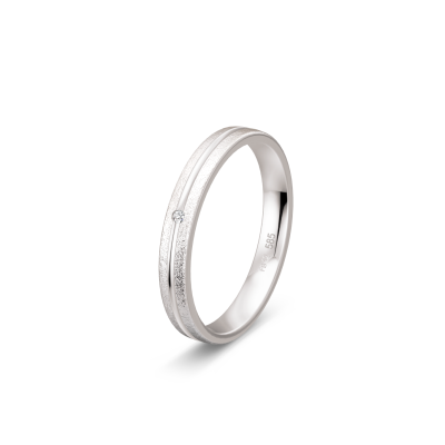 White Gold Diamond Band