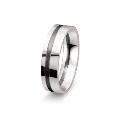 White & Grey Gold Band