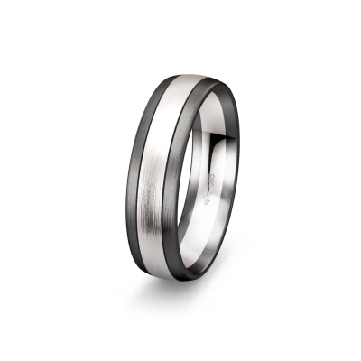 White & Grey Gold Band