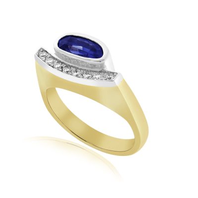 Sapphire & Diamond Dress Ring