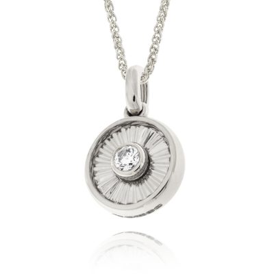 "Radiance" Platinum Diamond Pendant