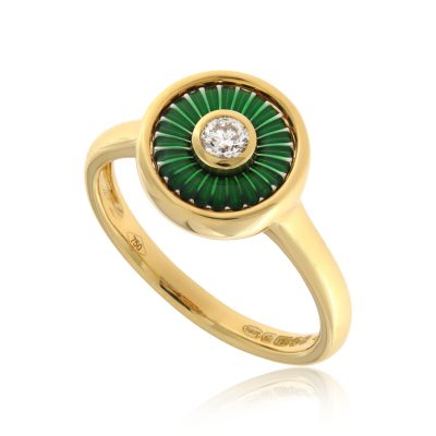 "Radiance" 18ct Yellow Gold Diamond Ring