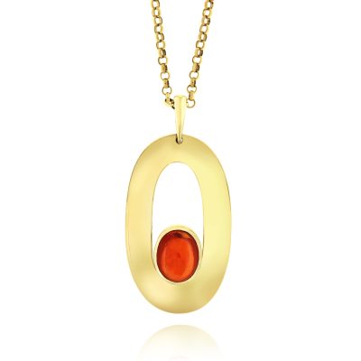 Mandarin Garnet Pendant