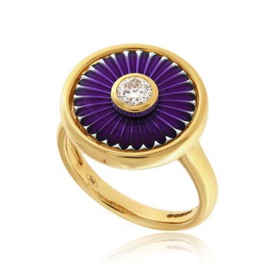 "Radiance" 18ct Yellow Gold Wylde Flower Diamond® Ring