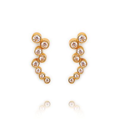 Diamond Bubble Earrings