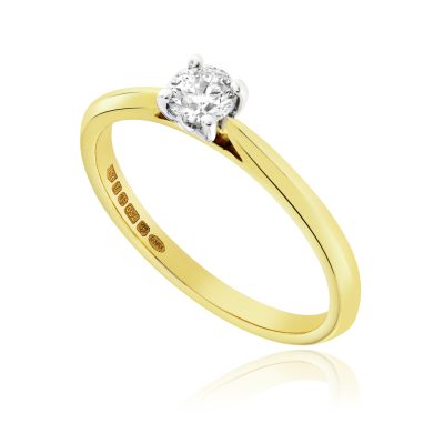 Wylde Flower Diamond® Petal Solitaire Ring