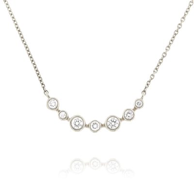 Diamond "Smile" Bubble Necklet