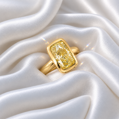 Yellow Lab Grown Diamond Ring