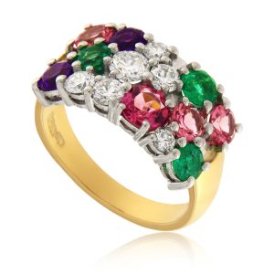 Multi Stone Dress Ring